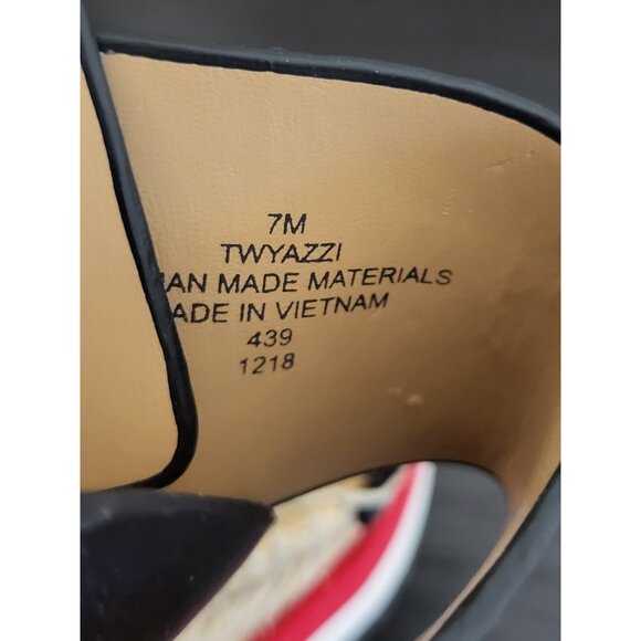 Tommy Hilfiger Navy Rope Wedge Sandals Size 7M - Picture 8 of 8